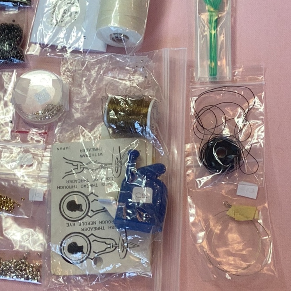 Lot #82 Jewelry Making Spacers, ER Hooks, Crimps & Covers + More - Picture 7 of 9